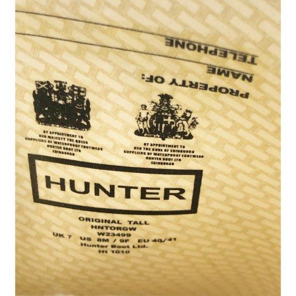 HUNTER ORIGINAL MATTE BLACK TALL RAIN BOOT - Picture 14 of 14